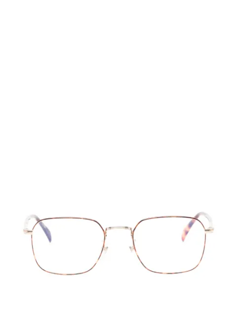 Eyewear by David Beckham tortoiseshell-effect geometric-frame glasses
