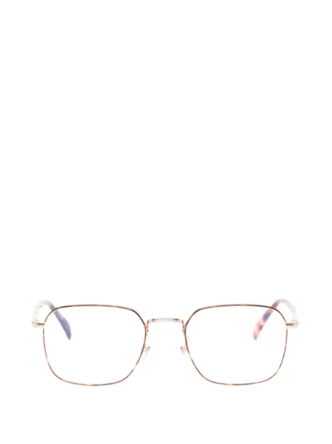 Eyewear by David Beckham tortoiseshell-effect geometric-frame glasses