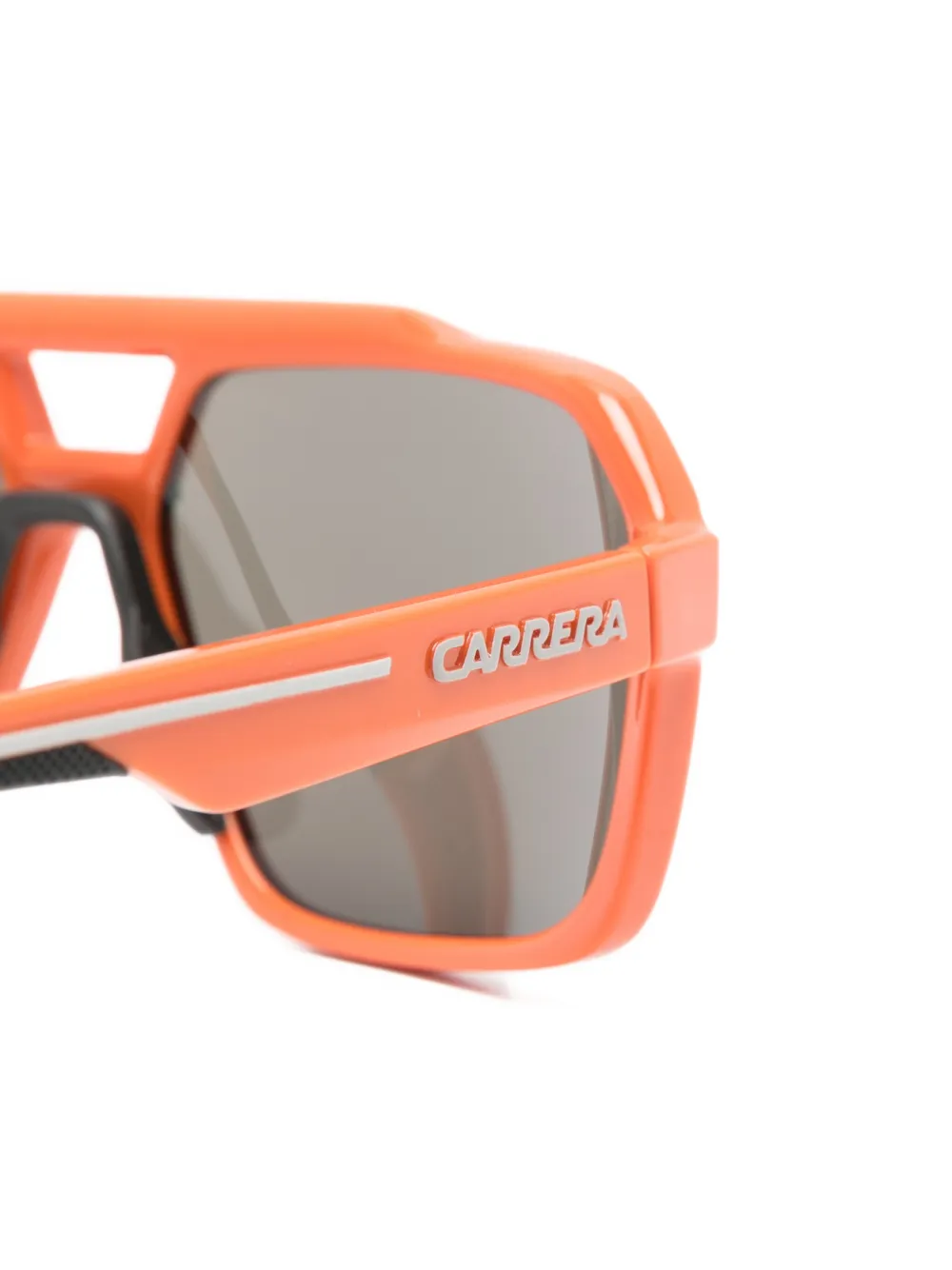Carrera geometric-frame sunglasses Oranje