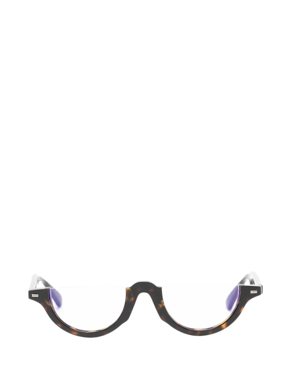 Kenzo lunettes de soleil Weave à demi-monture - Marron Kenzo lunettes de soleil Weave à demi-monture - Marron