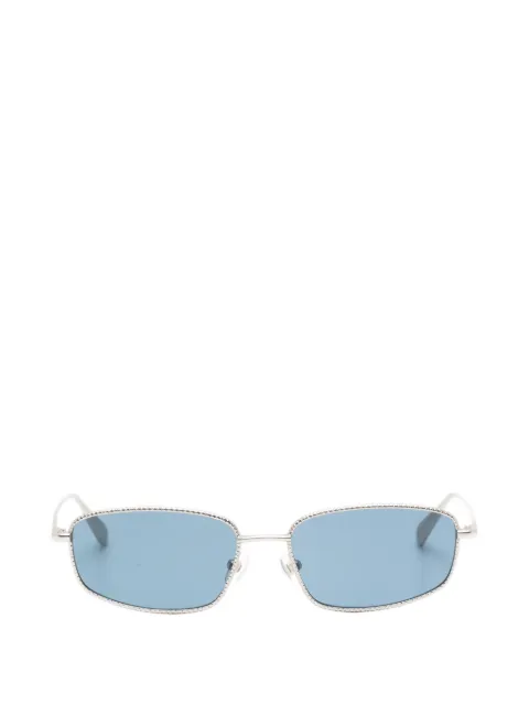 Jacquemus rektangulære Hammered solbriller