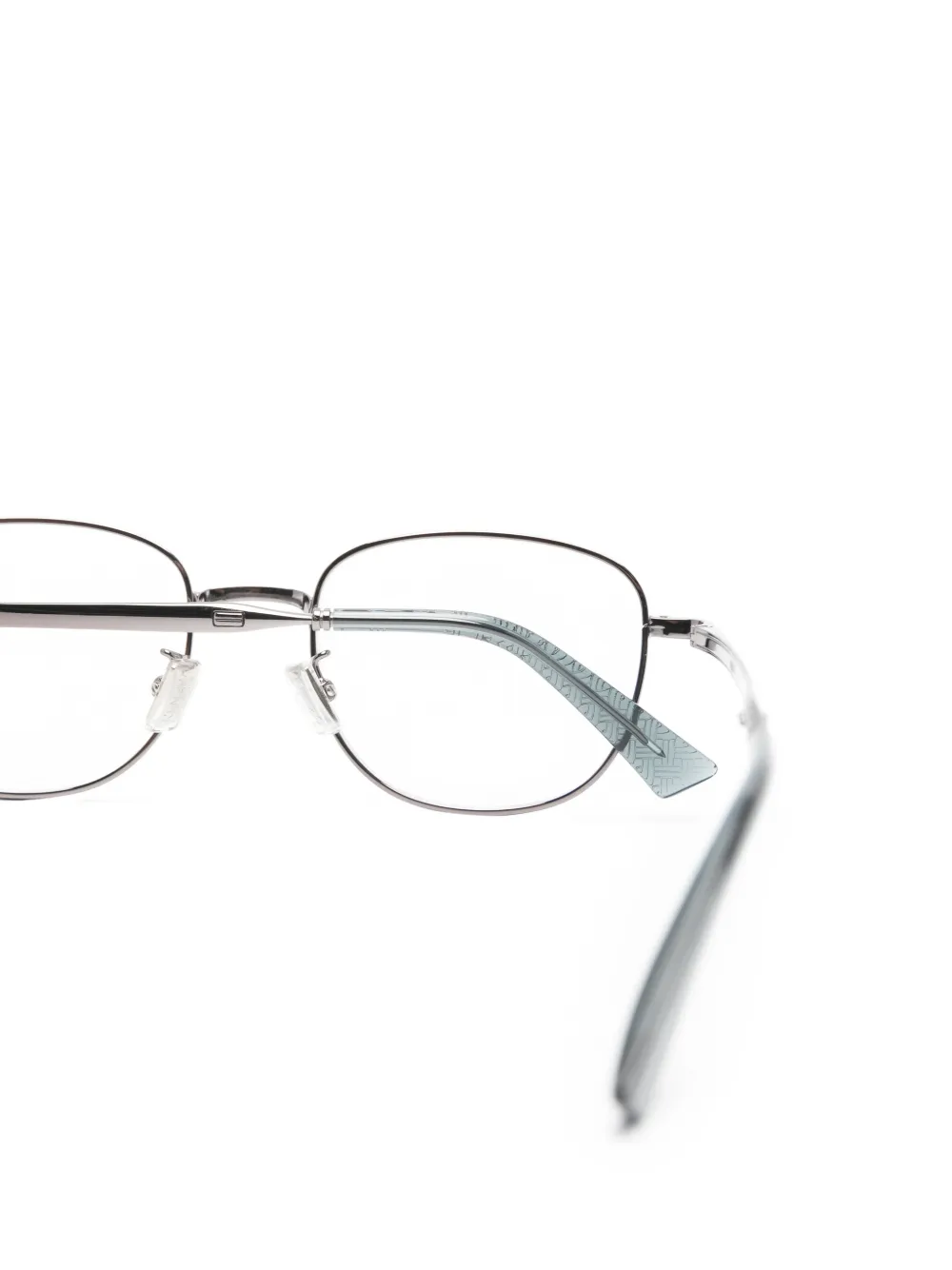 Kenzo Weave bril met rond montuur Zilver
