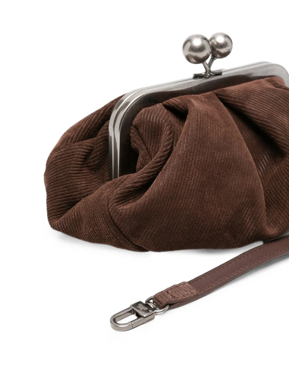 Weekend Max Mara Pasticcino nappaleren clutch Bruin