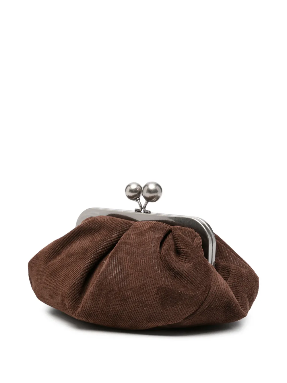 Weekend Max Mara Pasticcino nappaleren clutch Bruin