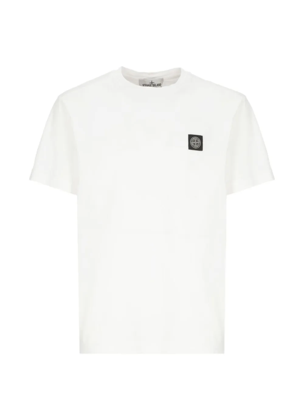 Stone Island jersey de coton 2100027 60/2 - Blanc Stone Island jersey de coton 2100027 60/2 - Blanc