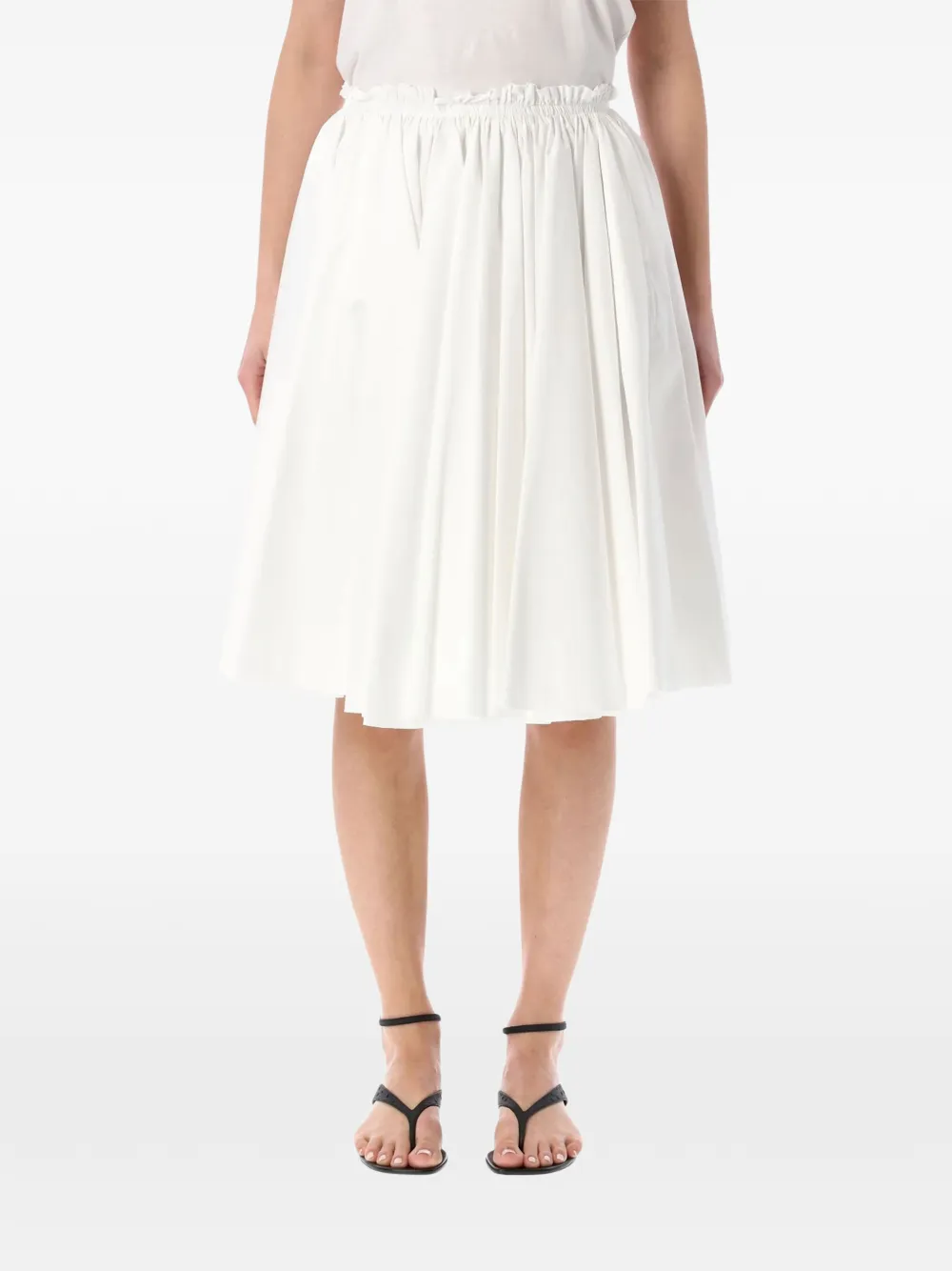 AMI Paris Corolla flared midi skirt