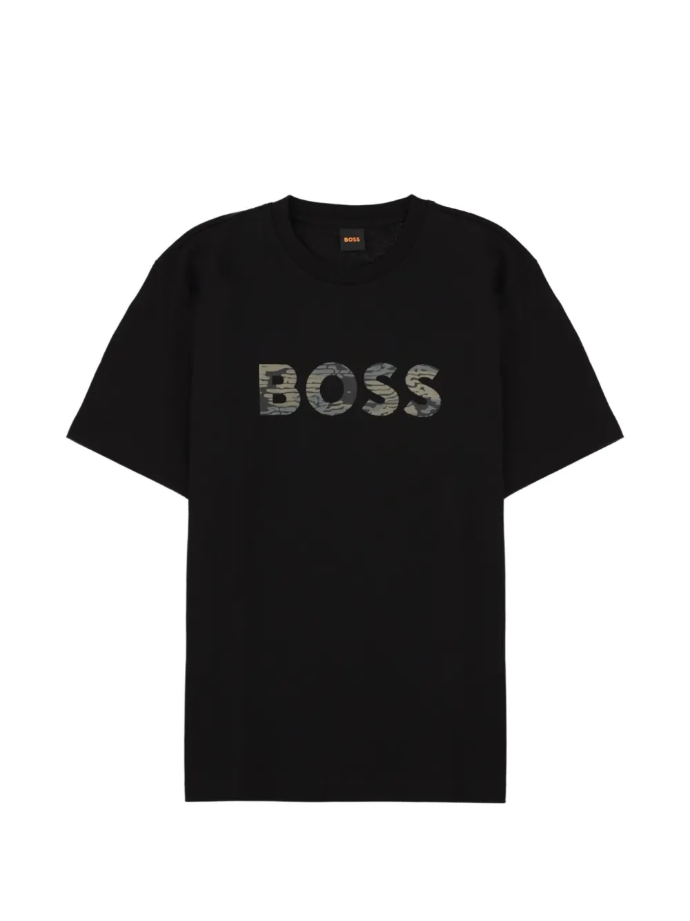 BOSS logo-print cotton T-shirt - Nero