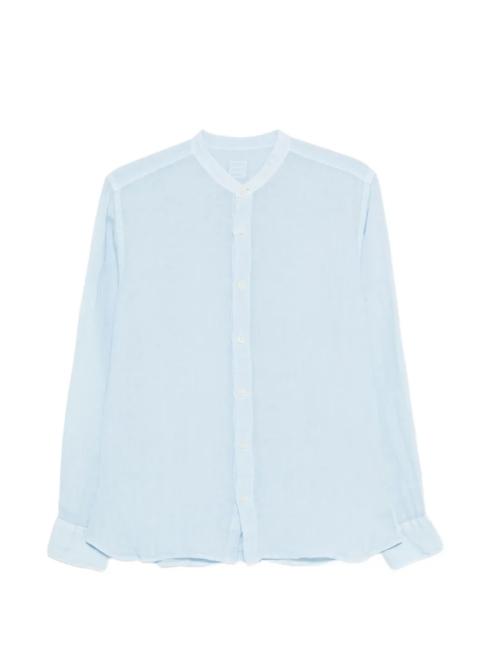 120% Lino mandarin-collar slim-fit shirt