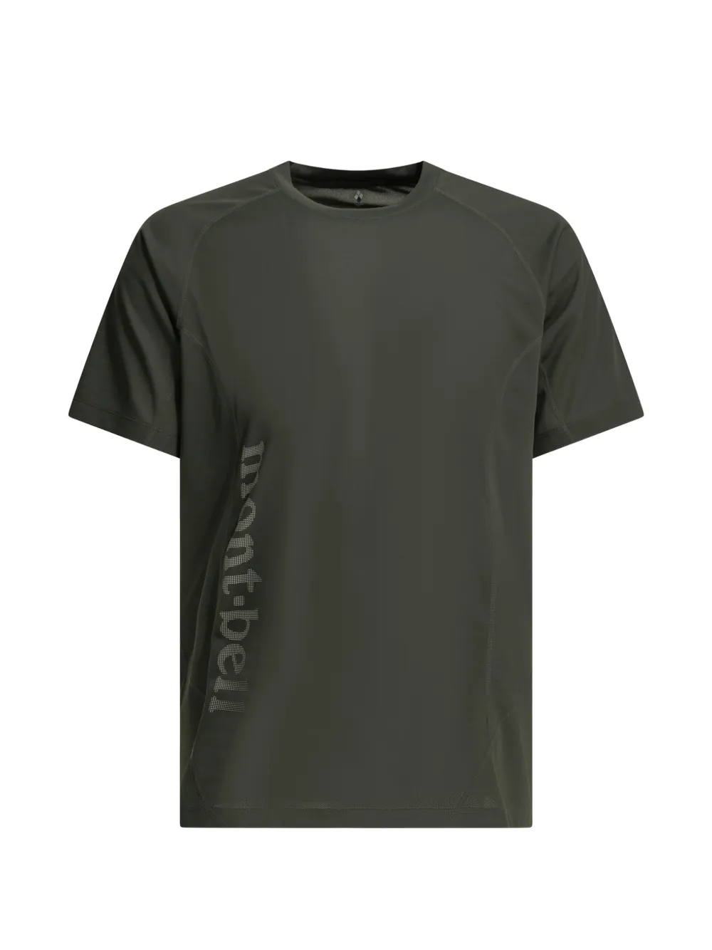 Montbell logo-print raglan-sleeve T-shirt - Gris Montbell logo-print raglan-sleeve T-shirt - Gris