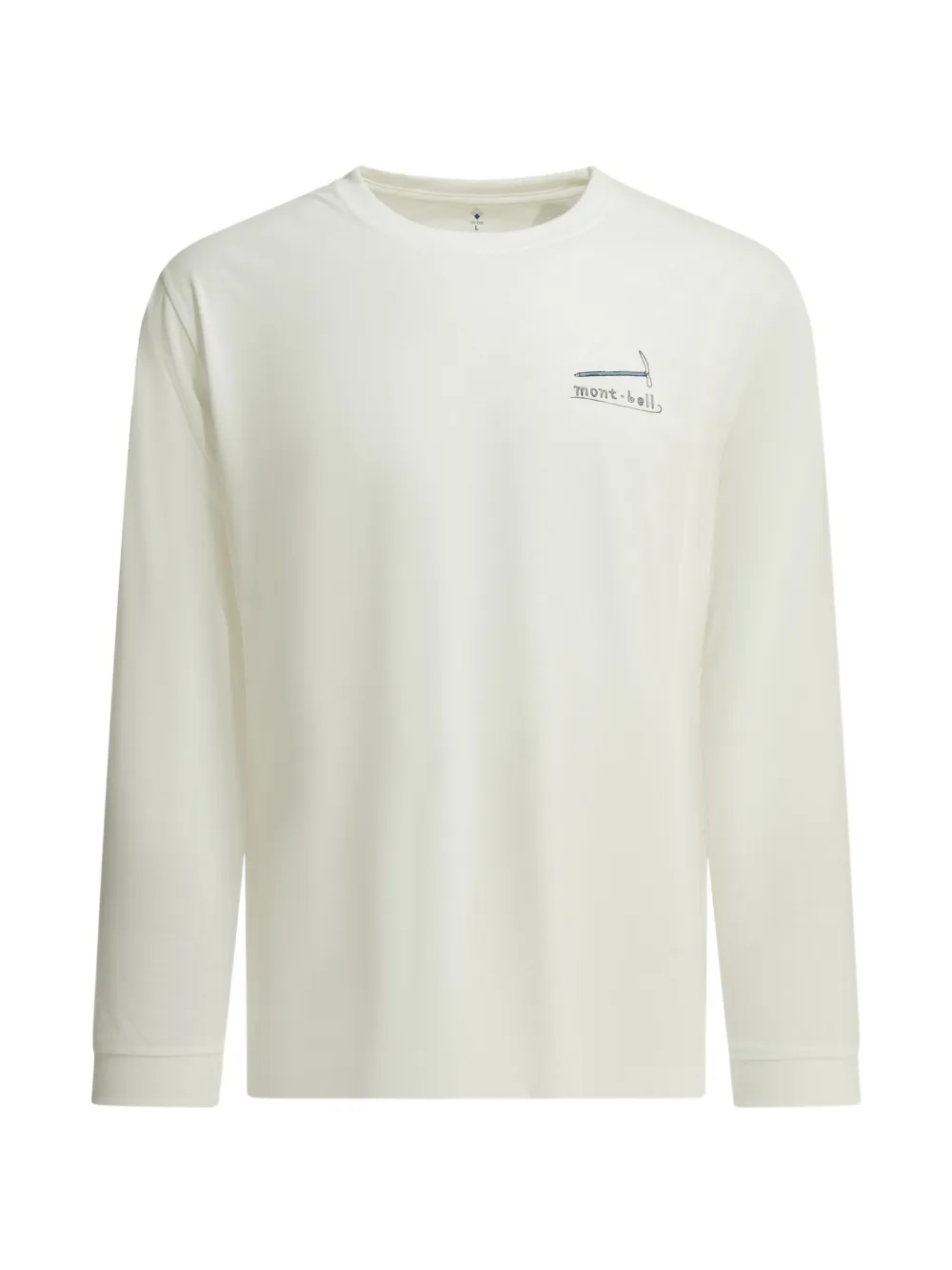 Montbell Graphic-print Long-sleeve T-shirt In Neutrals