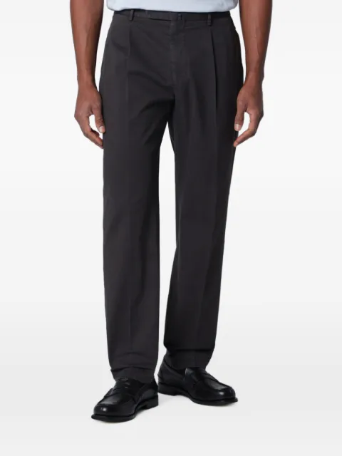 Santaniello pleated straight-leg trousers