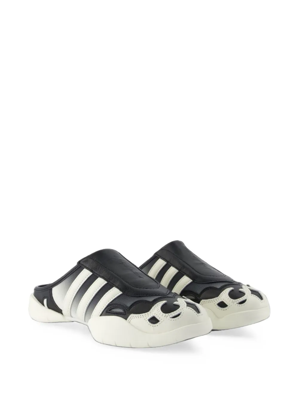 Y-3 Regu leather mules Zwart