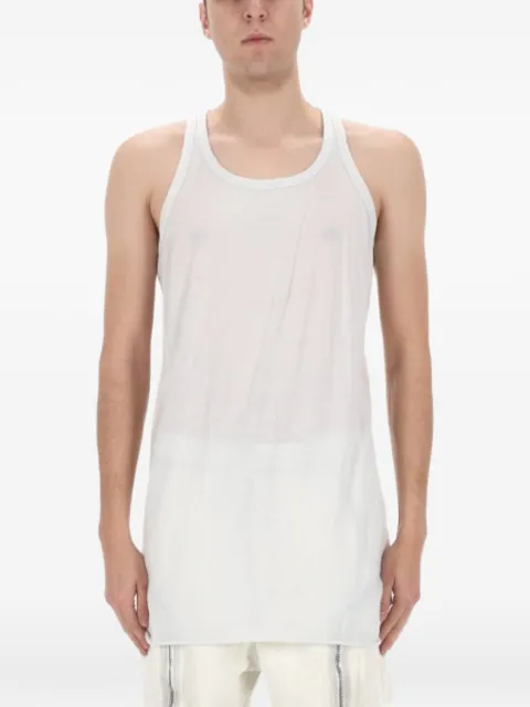 Rick Owens DRKSHDW ribbed-trim loose tank top
