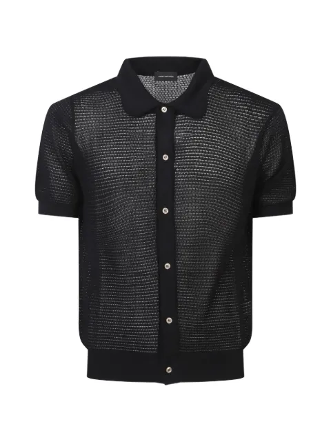 Tagliatore Tracy mesh-knit shirt
