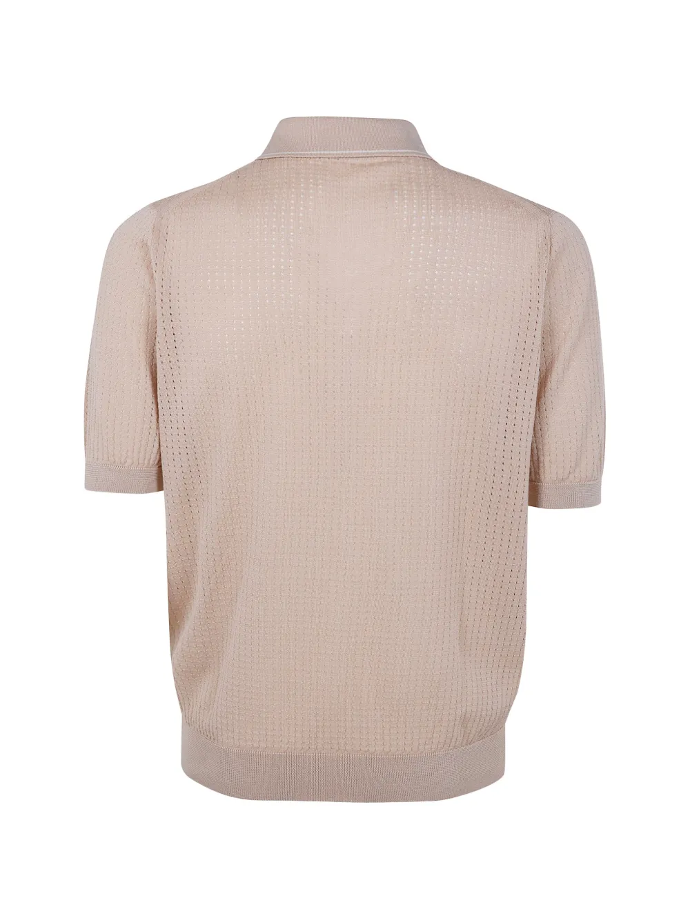Tagliatore Poloshirt met print Beige