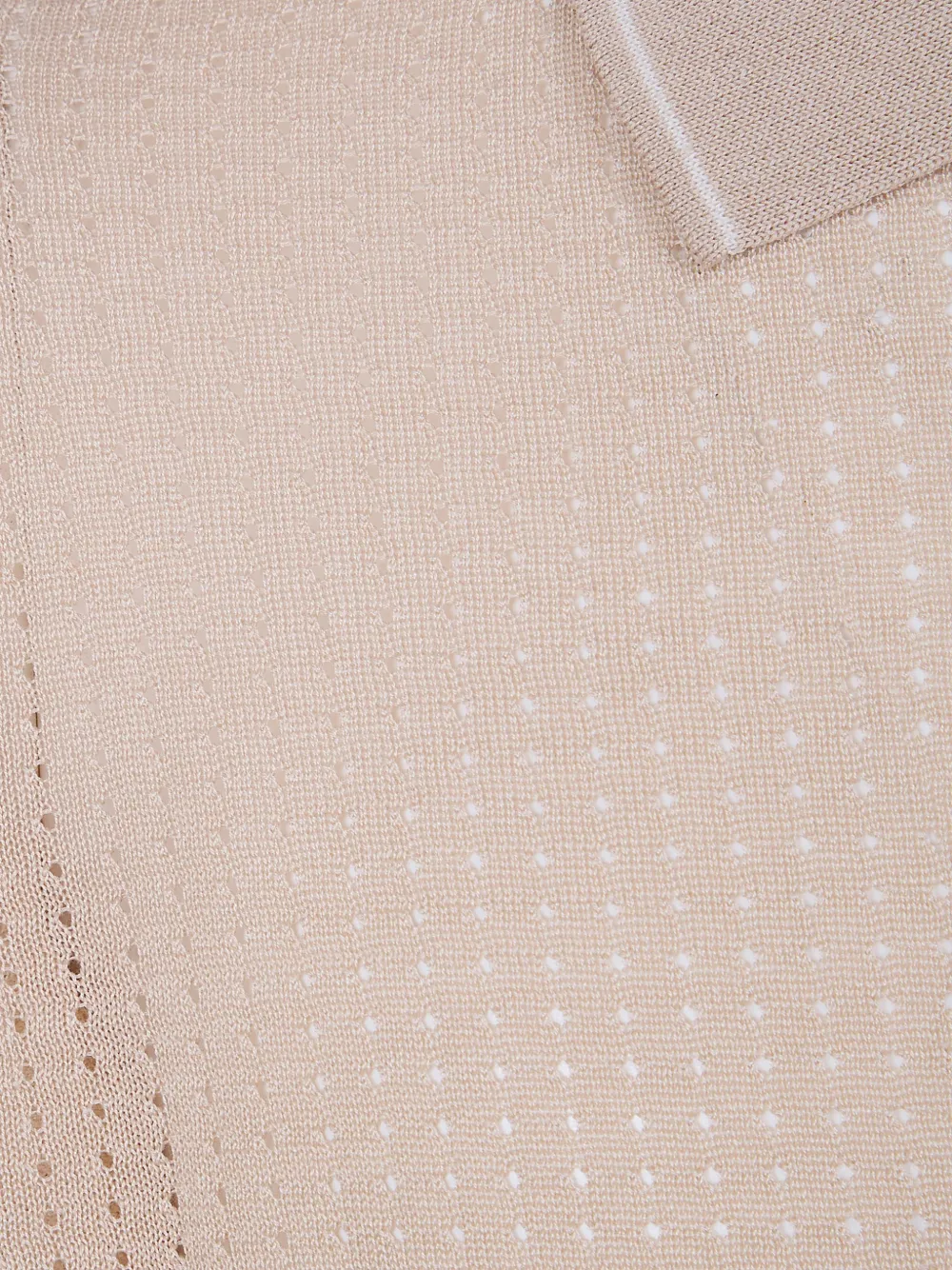 Tagliatore Poloshirt met print Beige