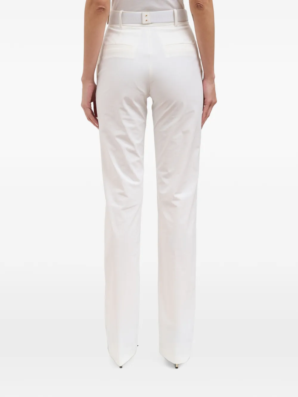 Elisabetta Franchi Slim-fit broek Wit