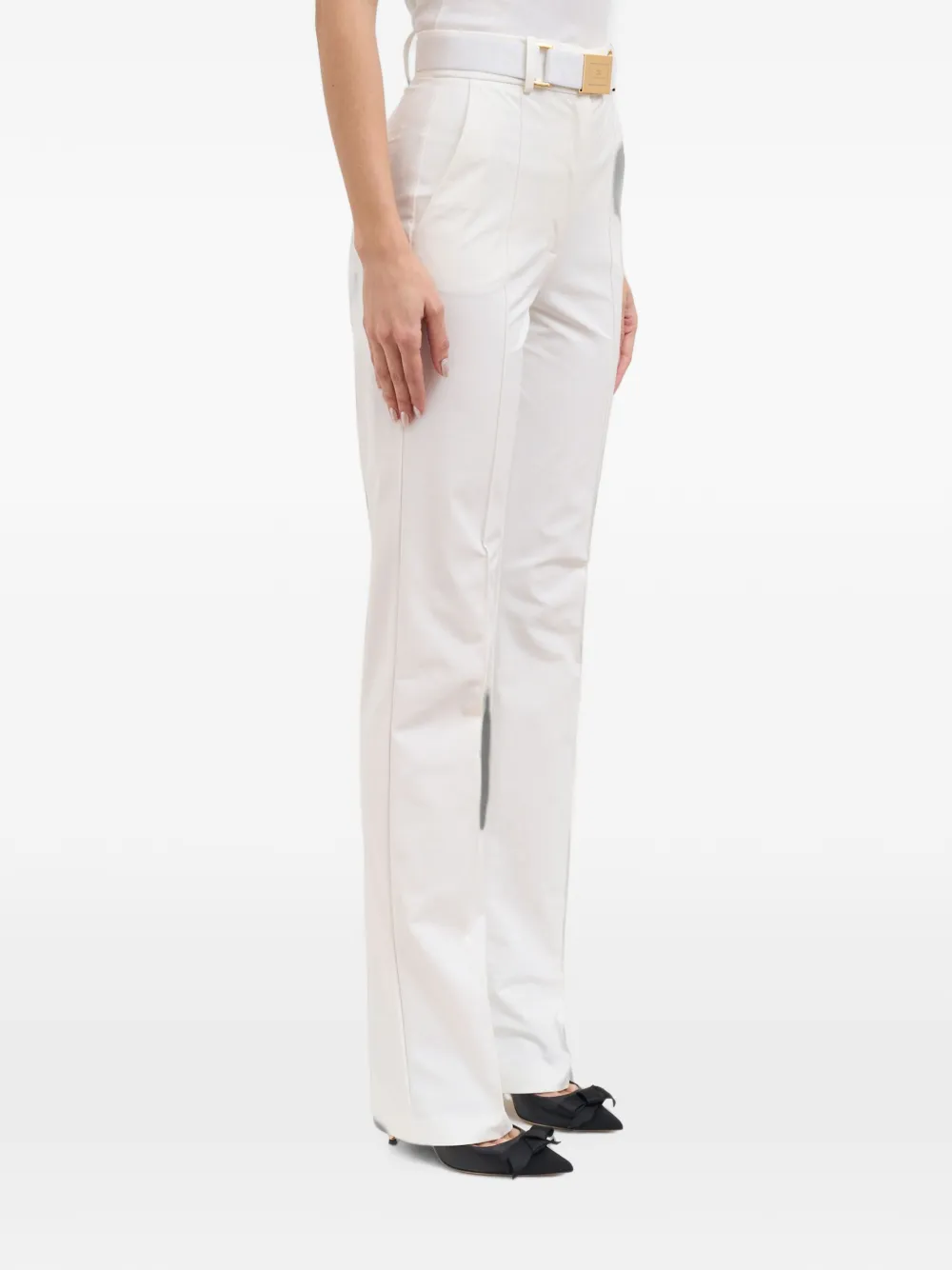 Elisabetta Franchi Slim-fit broek Wit