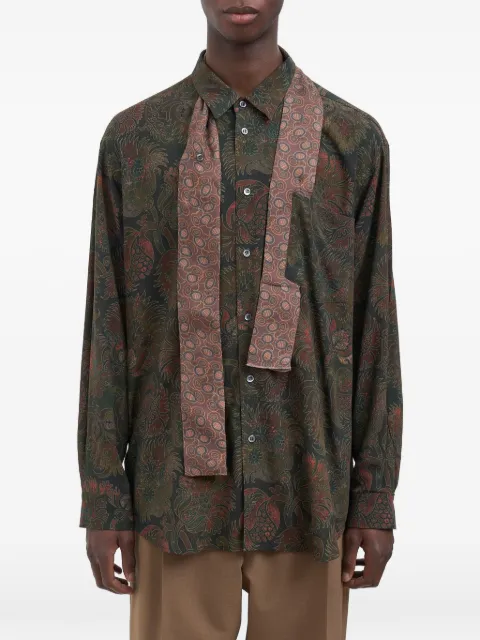 Magliano Liquid Pen paisley-print shirt