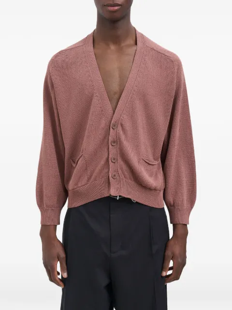 Magliano Grampa logo-intarsia cardigan