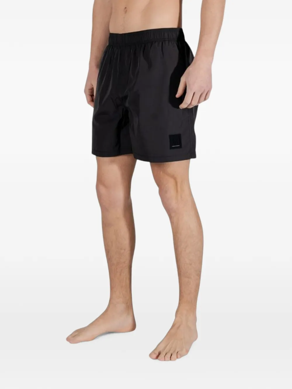 Armani Exchange Zwembroek met logopatch Zwart