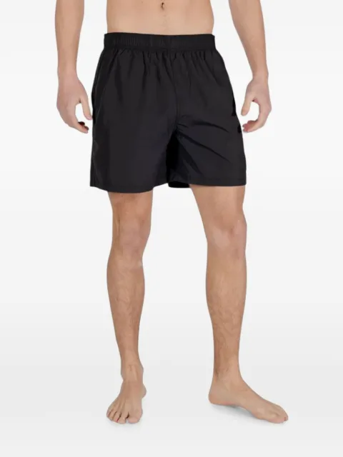 Armani Exchange logo-patch swim shorts