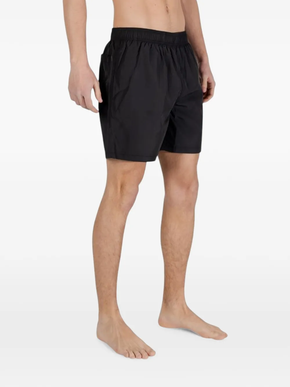Armani Exchange Zwembroek met logopatch Zwart