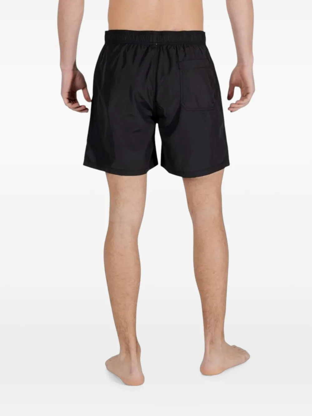 Armani Exchange Zwembroek met logopatch Zwart