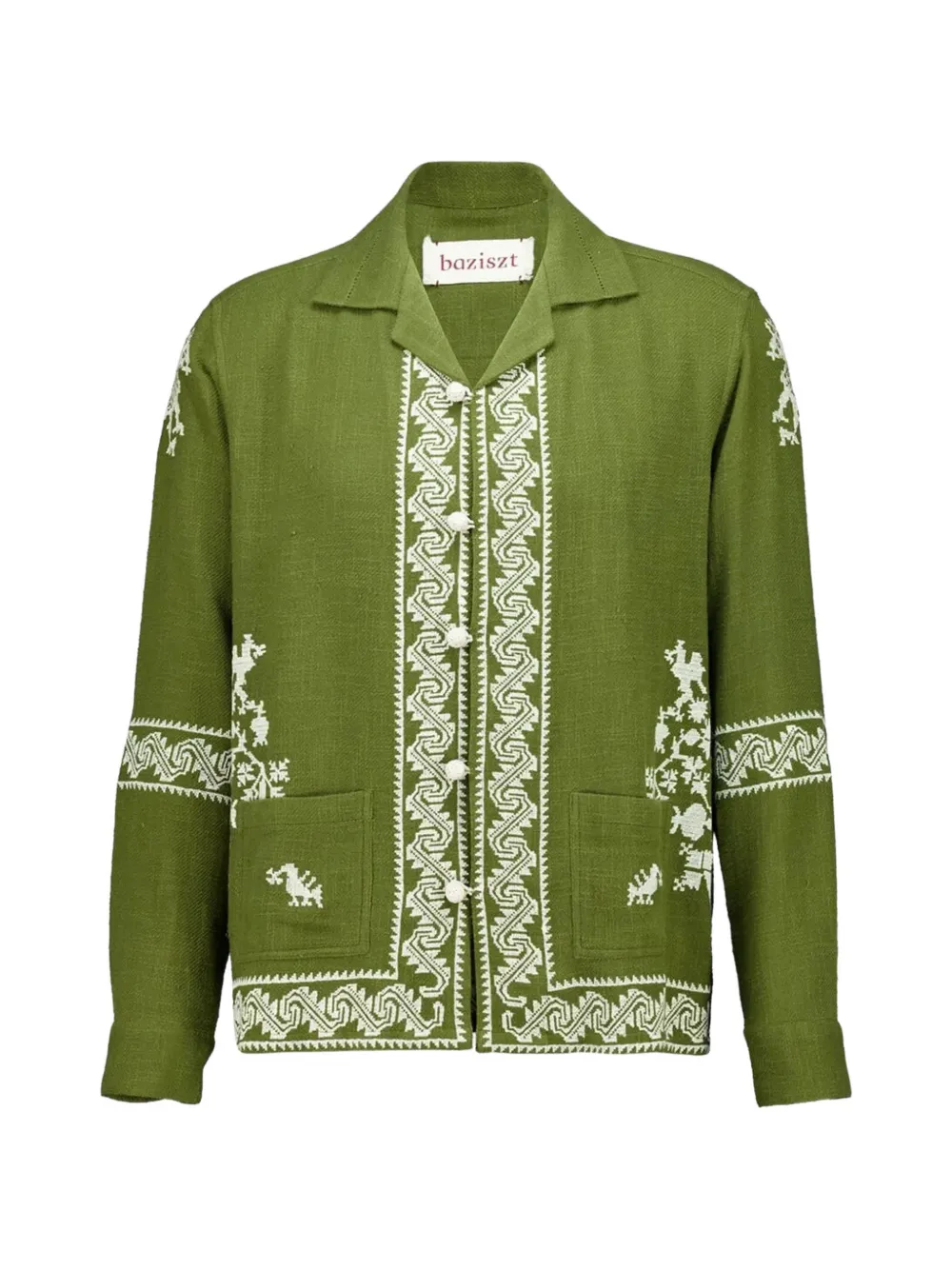 Baziszt Tulum embroidered shirt