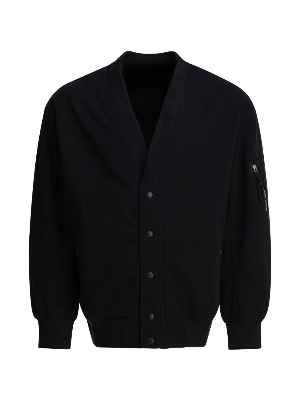 Comme des Garçons Homme Plus zip-pocket press-stud cardigan