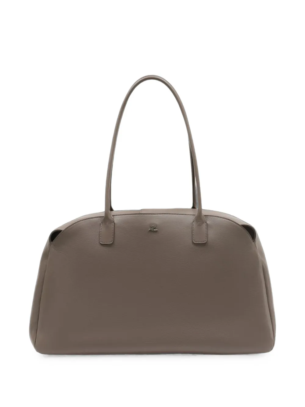 Courrèges Maxi Strip shoulder bag - Marrone