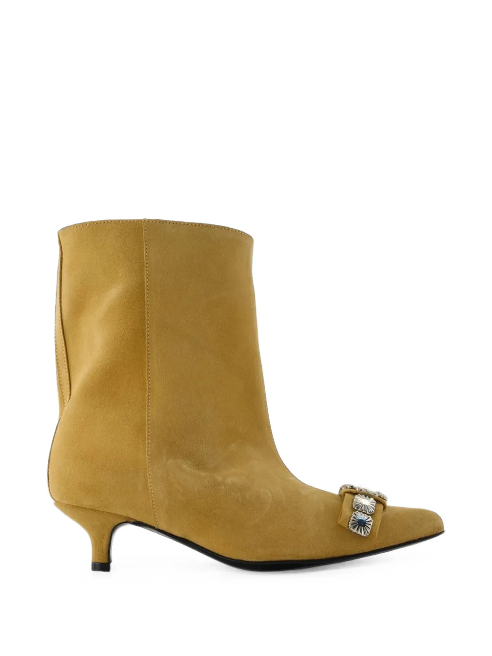 Toga Pulla embellished-detail pointed-toe boots - Yellow