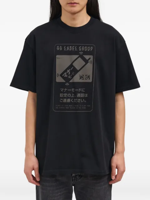44 LABEL GROUP camiseta Mute Corrosion de algodón con motivo gráfico