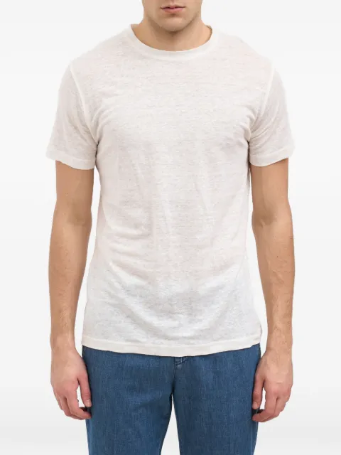 Daniele Alessandrini short-sleeve linen T-shirt