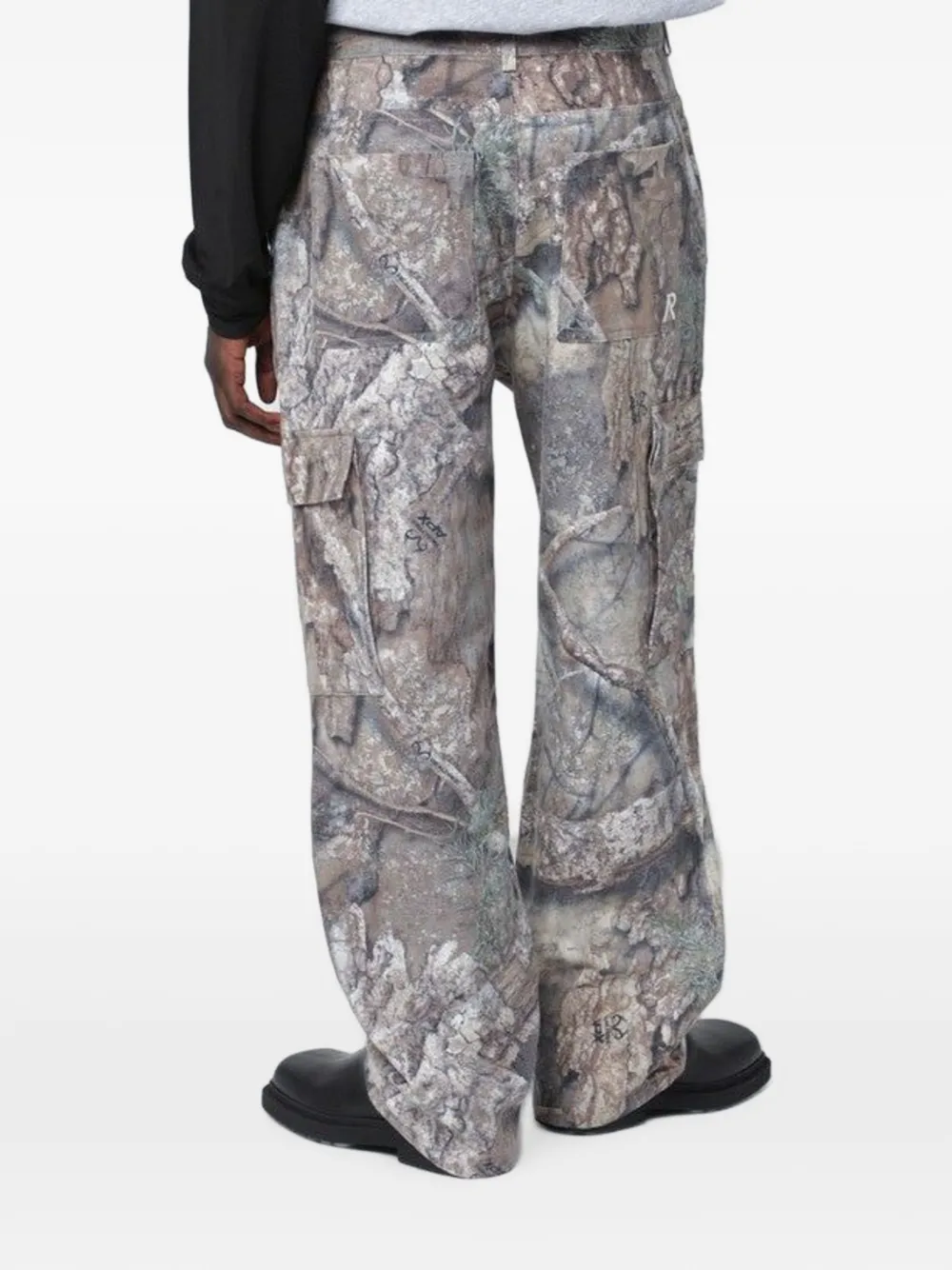 Represent Realtree cargobroek met camouflage-print Grijs