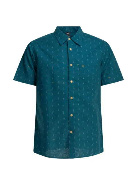 Montbell bamboo-print short-sleeve shirt