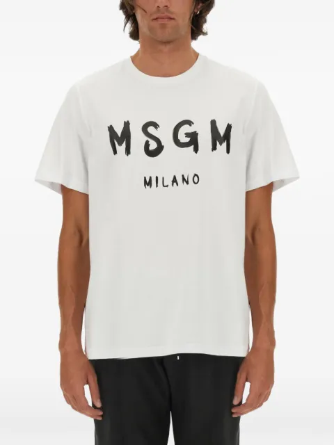 MSGM t-shirt à logo imprimé