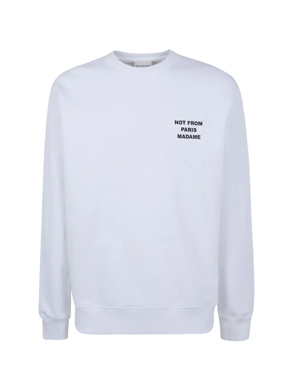 Drôle De Monsieur sweat à détails de slogans - Blanc Drôle De Monsieur sweat à détails de slogans - Blanc