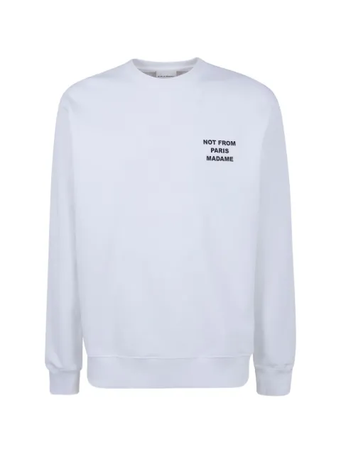 Drôle De Monsieur Sweatshirt mit Slogan