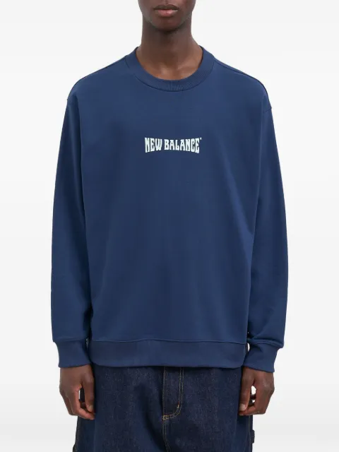New Balance logo-print crew-neck sweatshirt