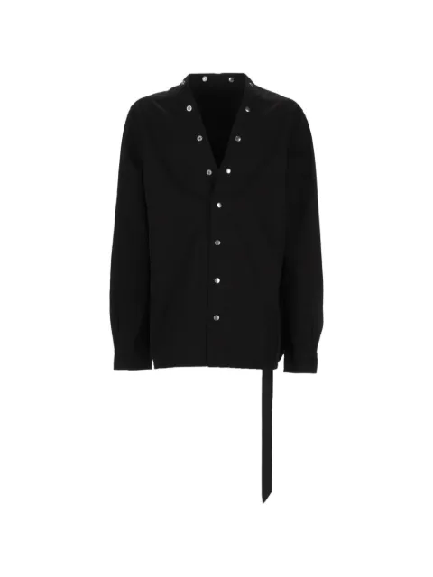 Rick Owens DRKSHDW Larry snap-fastening strap-detail shirt