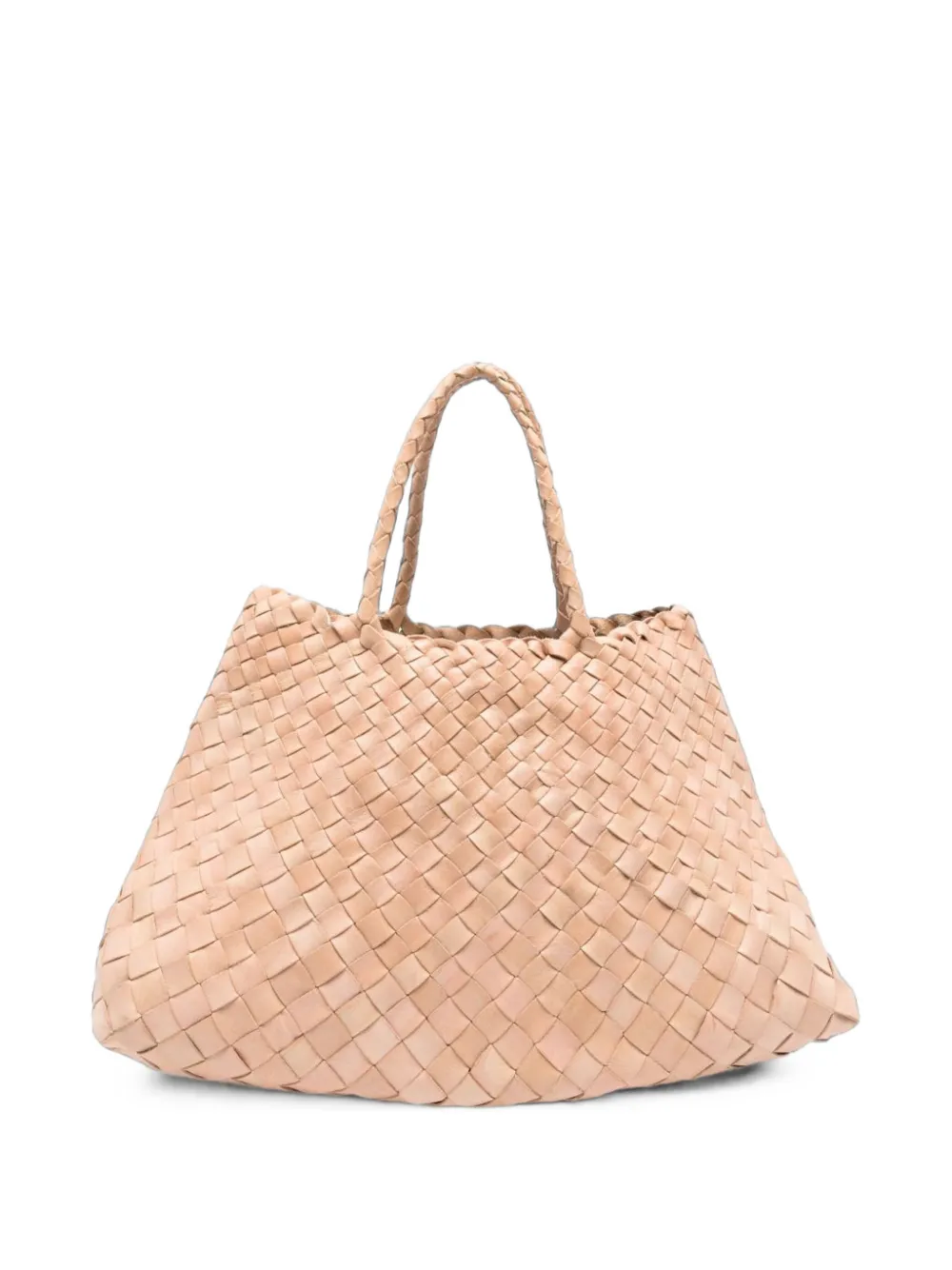 DRAGON DIFFUSION Santa Croce woven leather tote bag
