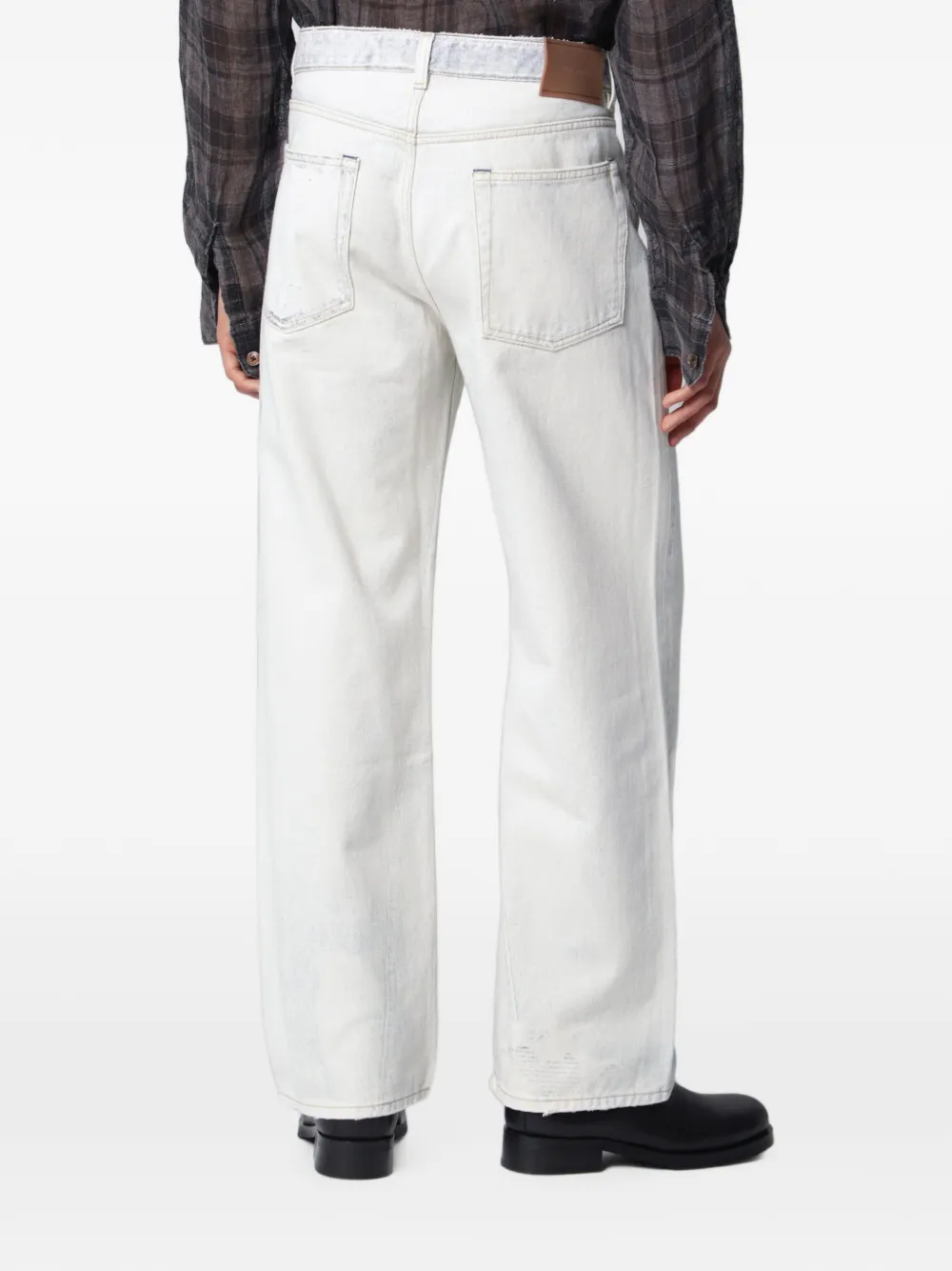 OUR LEGACY Third Cut ruimvallende jeans Wit