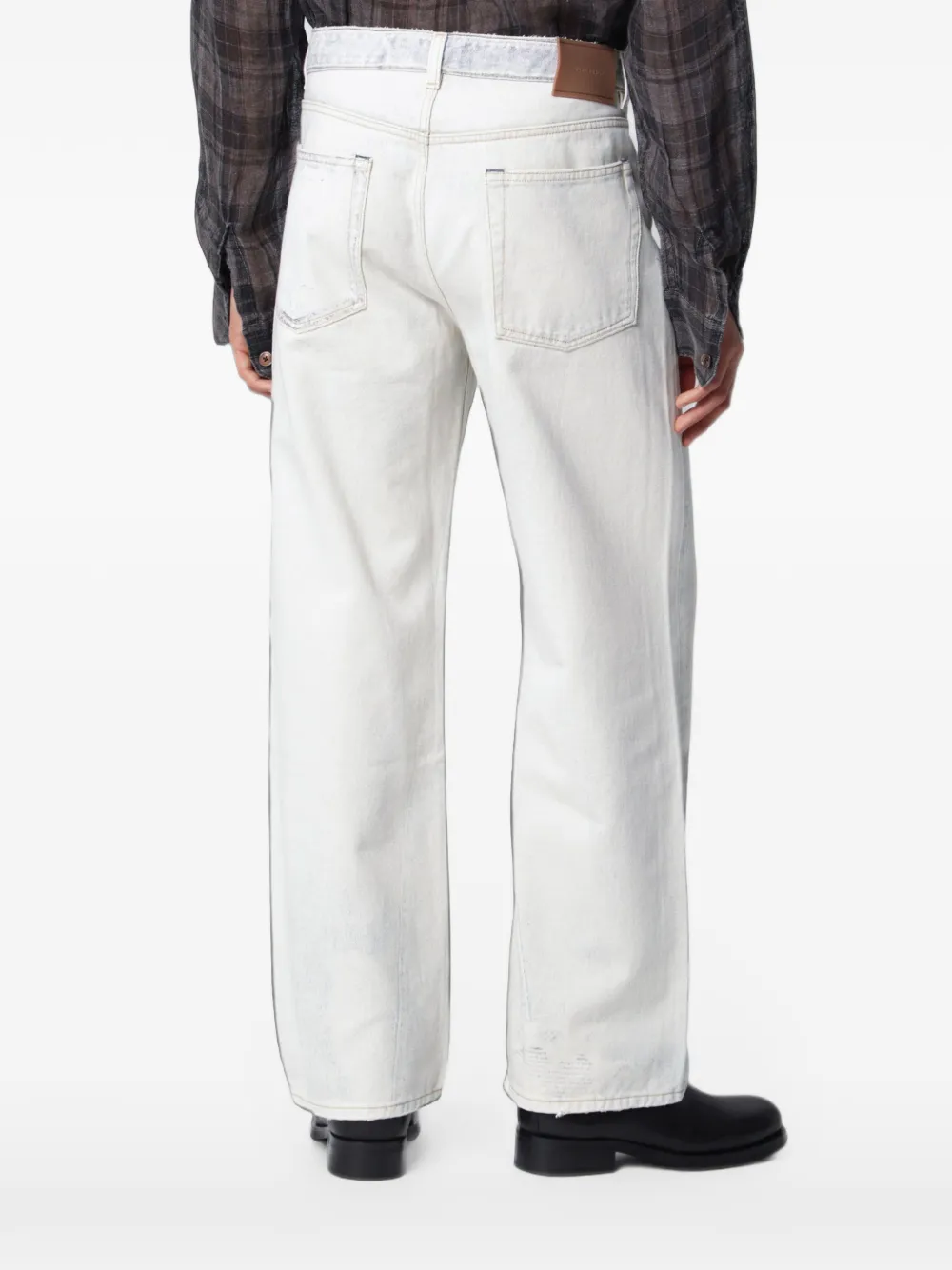 OUR LEGACY Third Cut ruimvallende jeans Wit