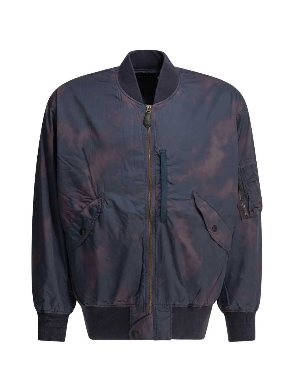 Beams Mil Flight Bomber Jacket In Purple