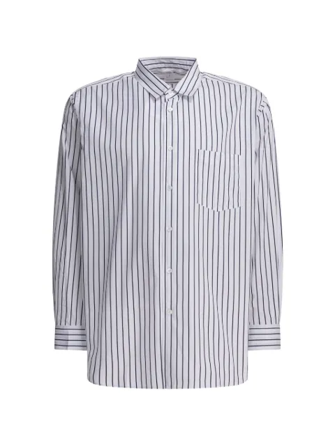 Comme Des Garçons striped-pattern pocket-detail shirt