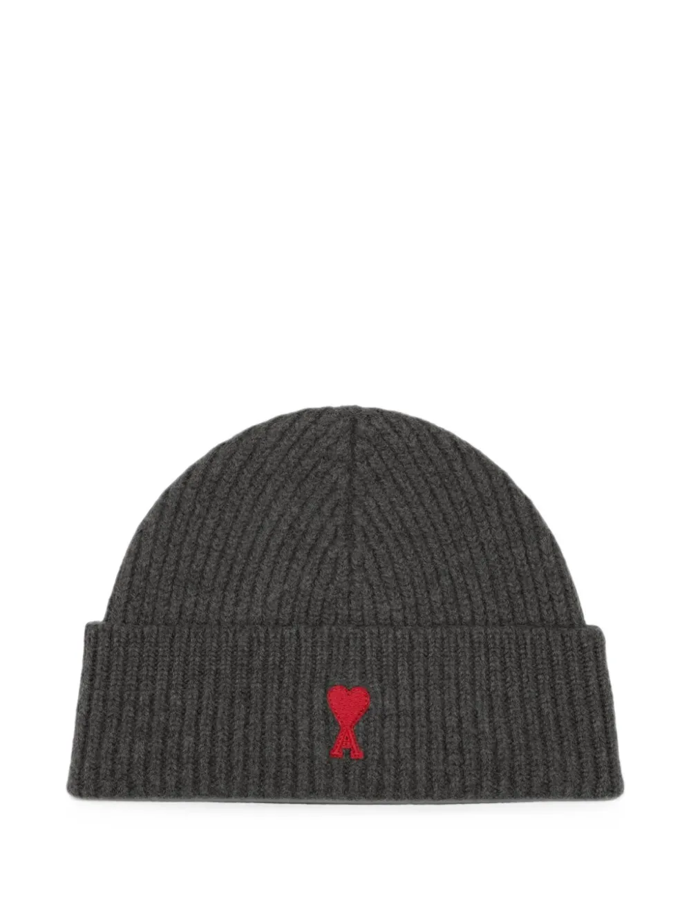 AMI Paris Ami de Coeur beanie hat - Grigio