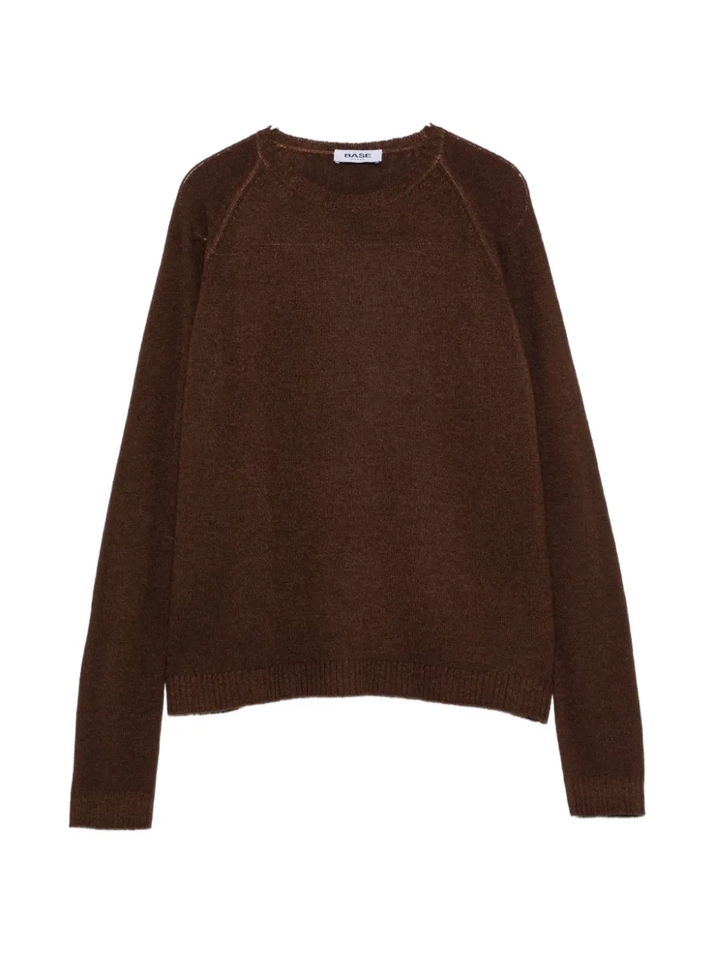 Base Milano raglan-sleeve crew-neck sweater