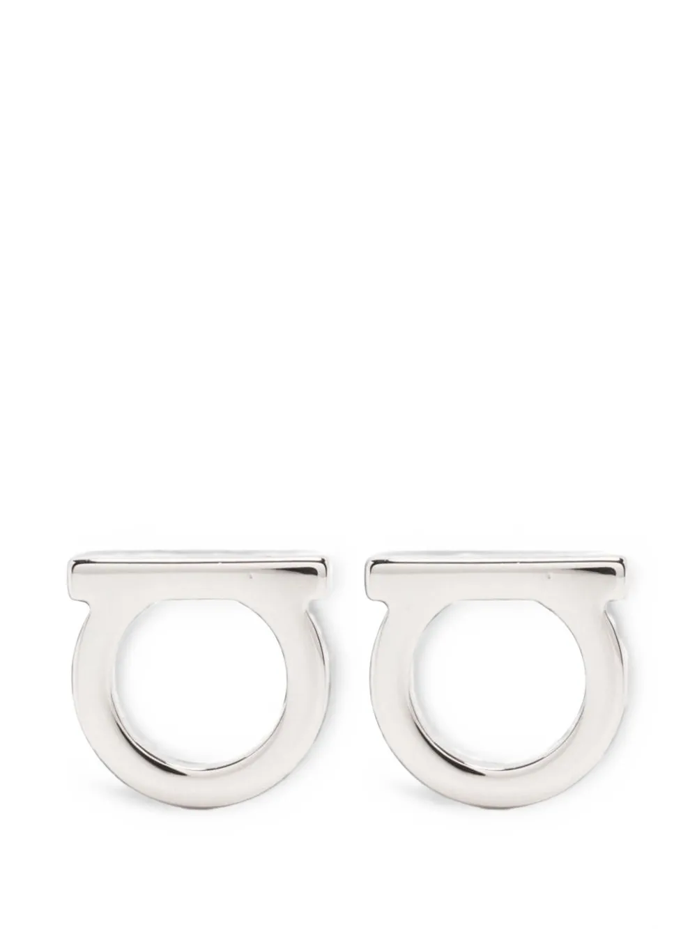 Ferragamo boucles d'oreilles Gancini - Argent Ferragamo boucles d'oreilles Gancini - Argent