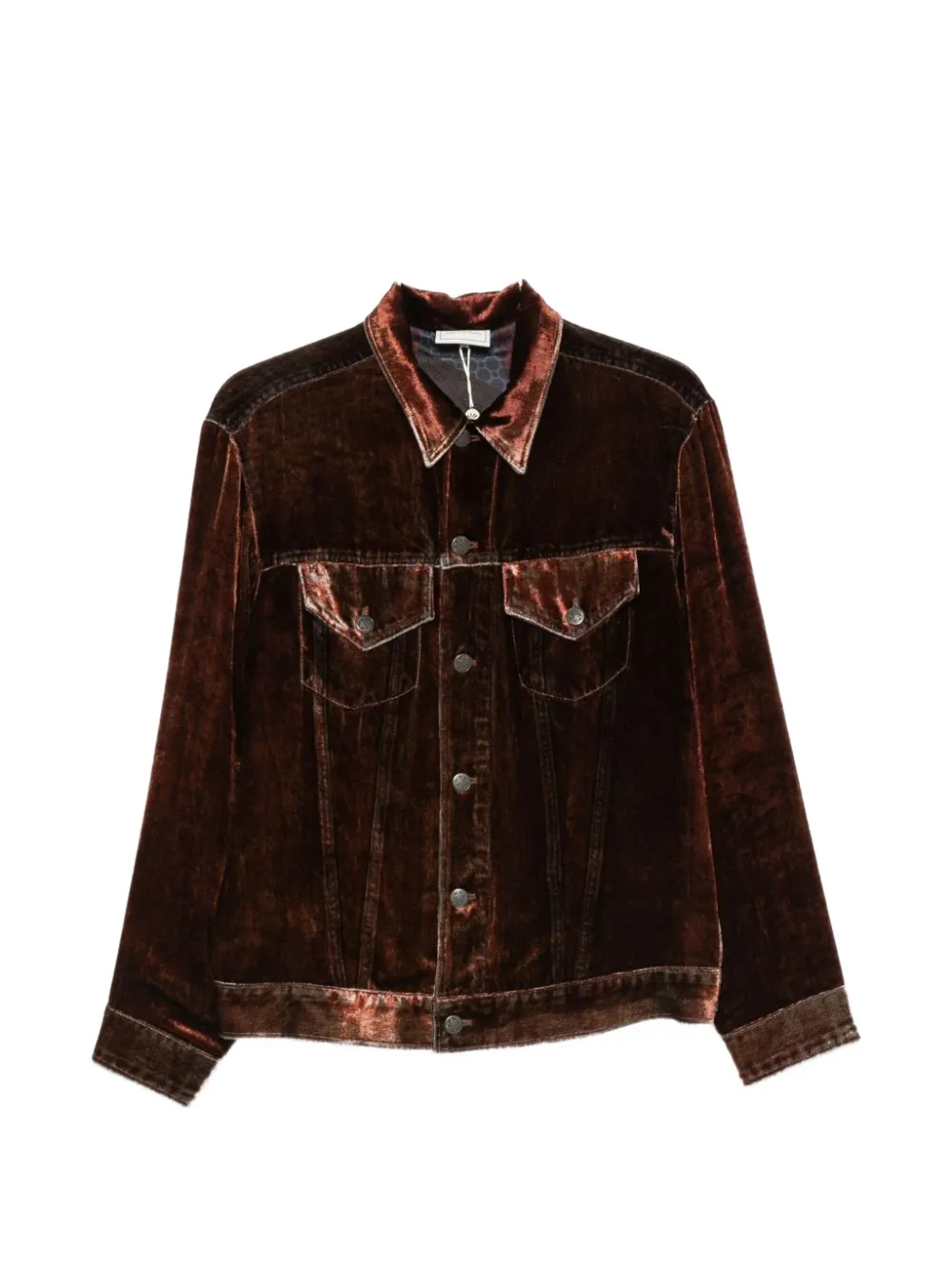 Pierre-Louis Mascia velvet-effect buttoned jacket
